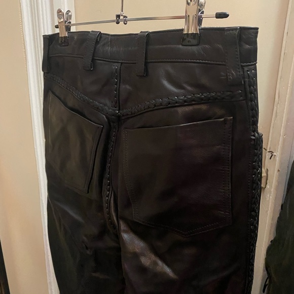 Vintage leather pants - Picture 5 of 6